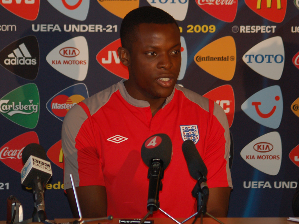Nedum Onuoha speaks to the press